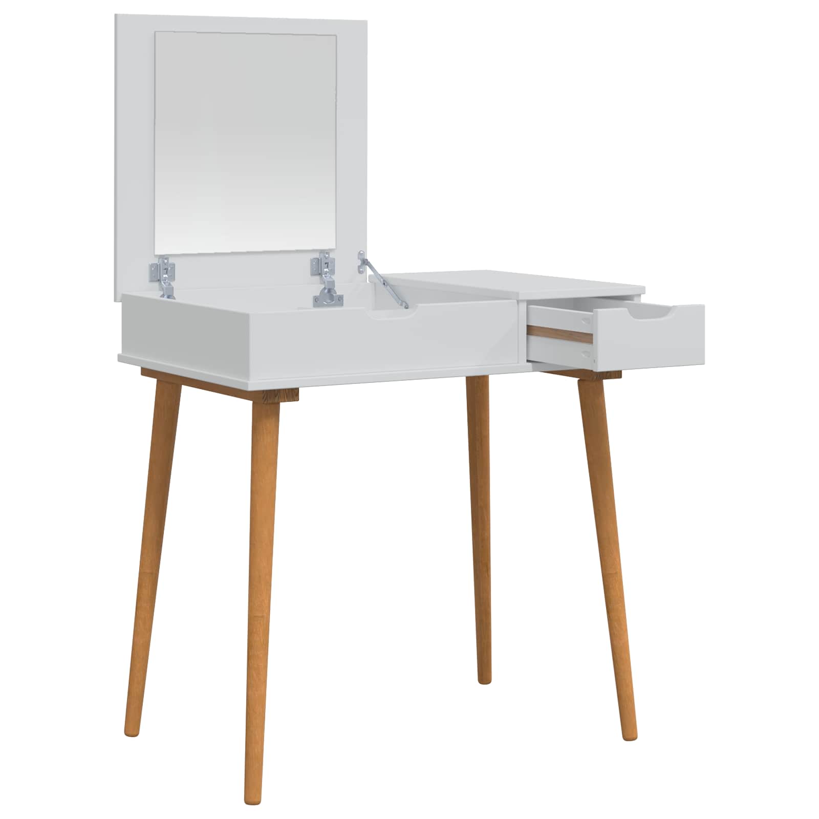 Schminktisch FAUSKE Weiß 76 x 50 x 78 cm