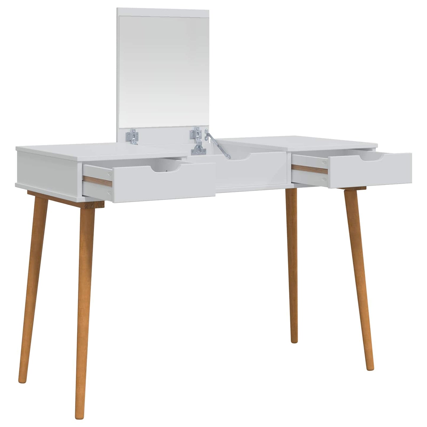 Schminktisch FAUSKE Weiß 112 x 50 x 78 cm