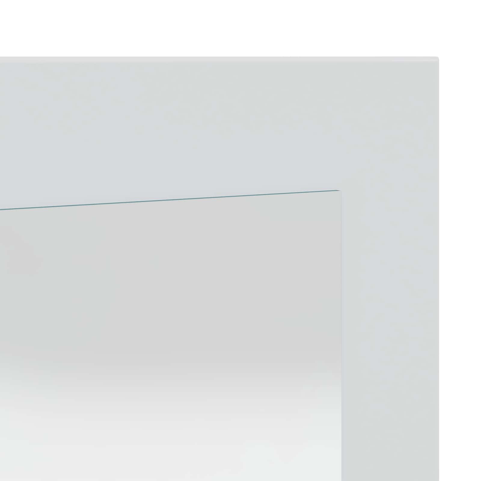 Spiegel FAUSKE Weiß 43 x 3,5 x 77 cm Rechtwinklig