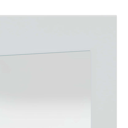 Spiegel FAUSKE Weiß 43 x 3,5 x 77 cm Rechtwinklig