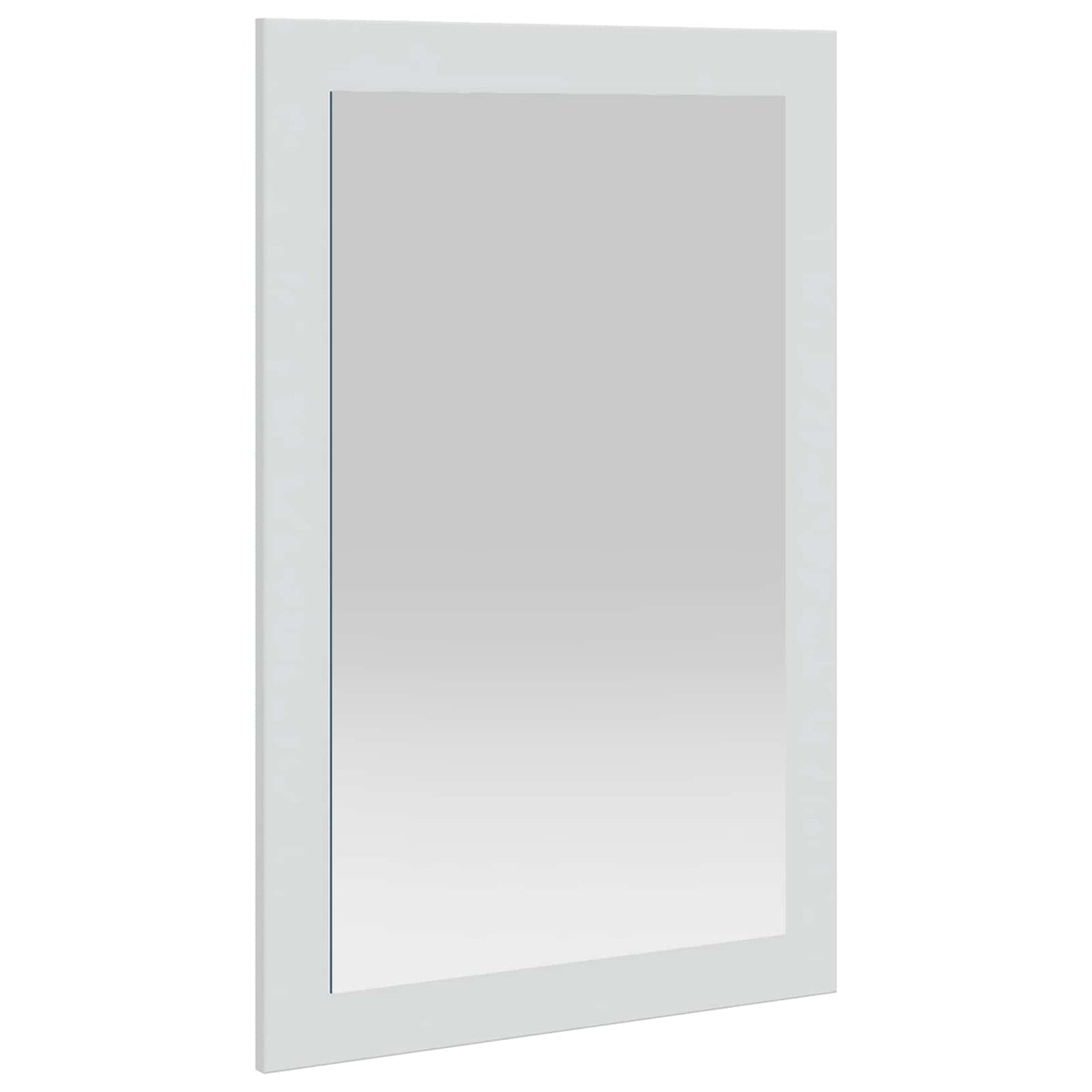 Spiegel FAUSKE Weiß 43 x 3,5 x 77 cm Rechtwinklig