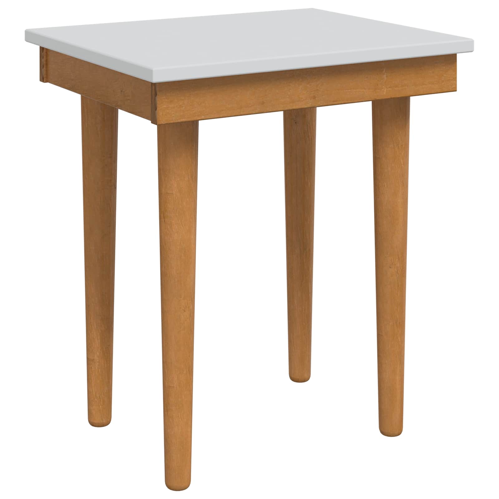 Hocker für Schminktisch FAUSKE Weiß 40 x 33 x 45 cm