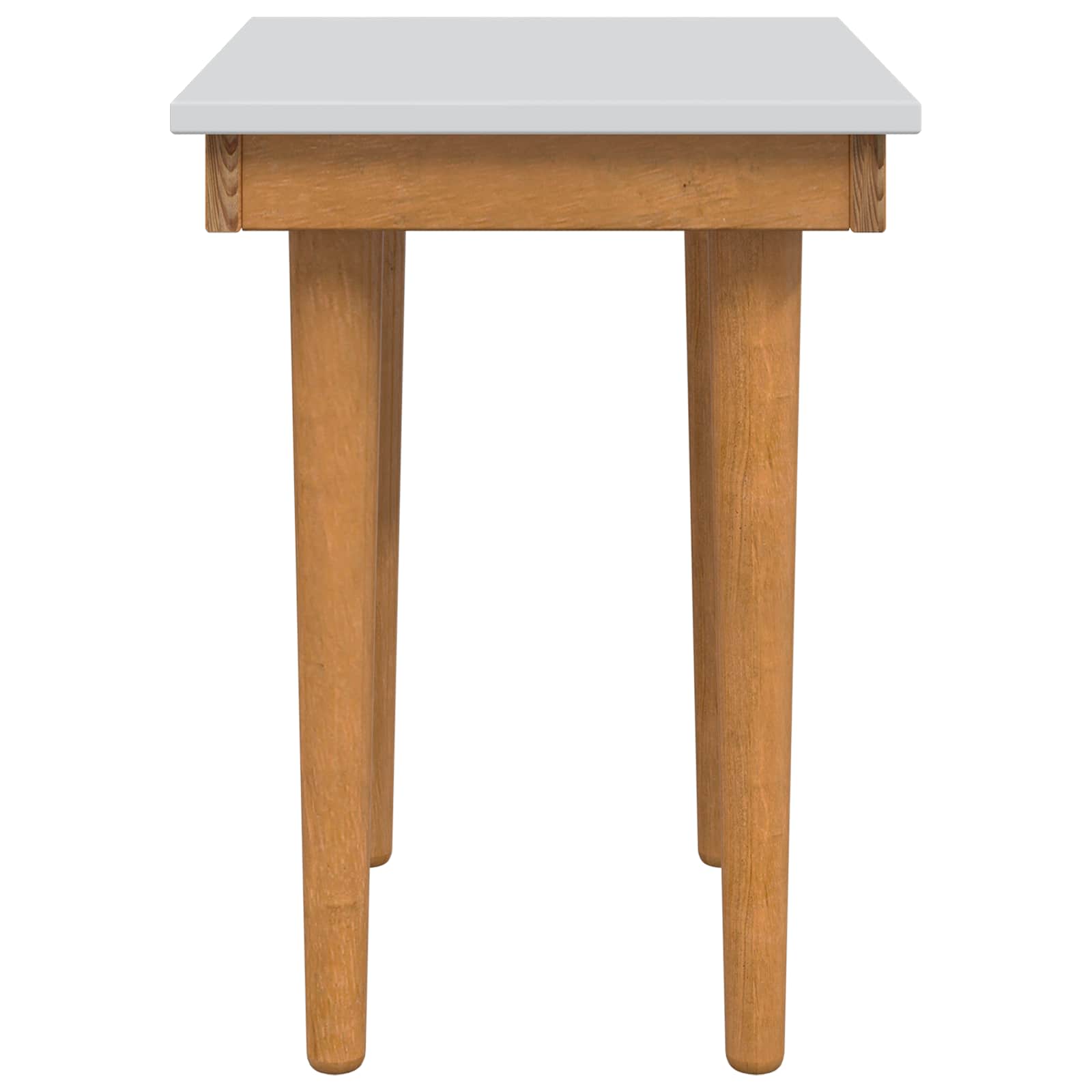Hocker für Schminktisch FAUSKE Weiß 40 x 33 x 45 cm