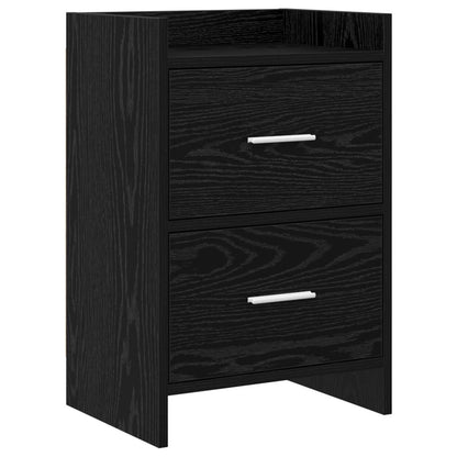Nachttische Schwarze Eiche 40 x 30 x 60 cm Holzwerkstoff