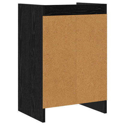 Nachttische 2 stk. Schwarze Eiche 40 x 30 x 60 cm Holzwerkstoff