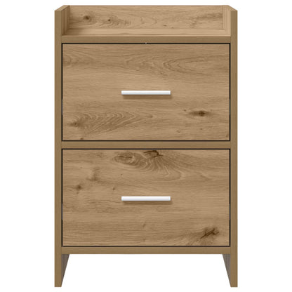 Nachttische 2 stk. Artisan-Eiche 40 x 30 x 60 cm Holzwerkstoff