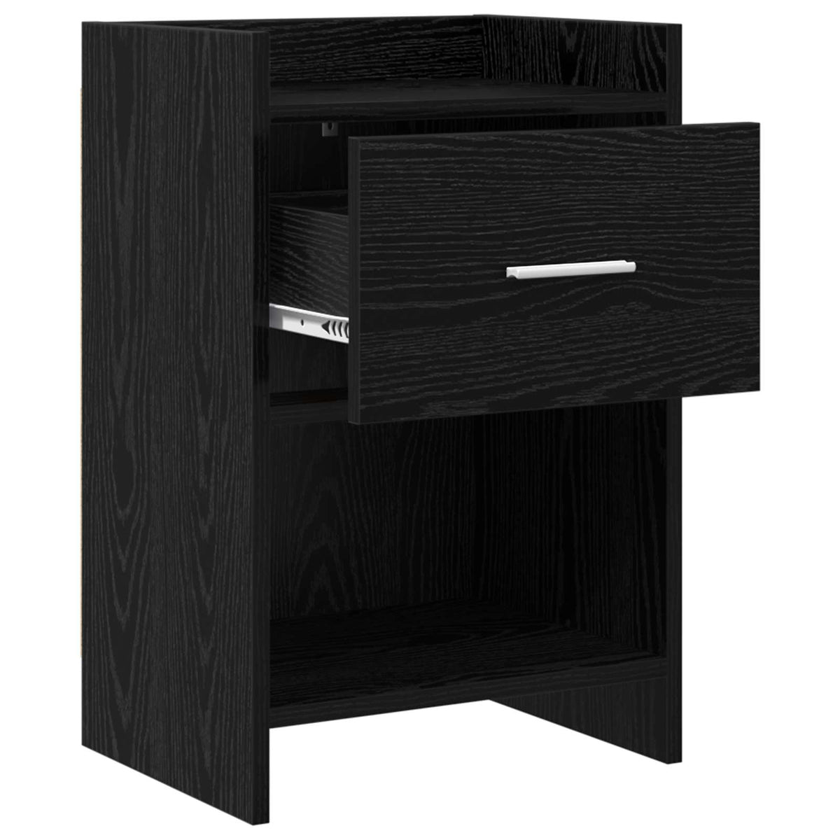 Nachttische Schwarz Eichen-Optik 40 x 30 x 60 cm Holzwerkstoff