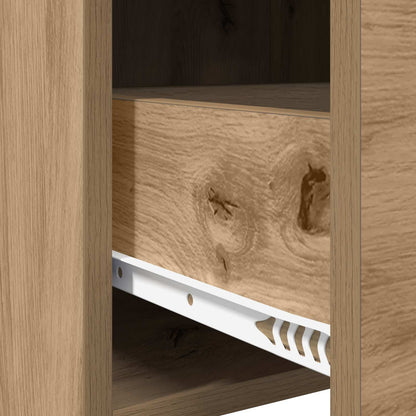 Nachttische 2 stk. Artisan-Eiche 40 x 30 x 60 cm Holzwerkstoff