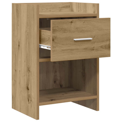 Nachttische 2 stk. Artisan-Eiche 40 x 30 x 60 cm Holzwerkstoff