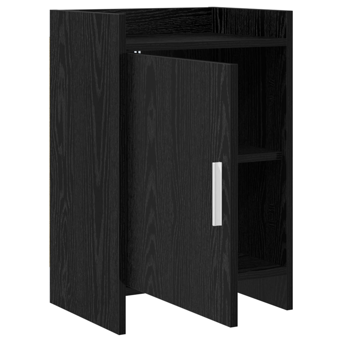 Nachttische Schwarz Eichen-Optik 40 x 30 x 60 cm Holzwerkstoff