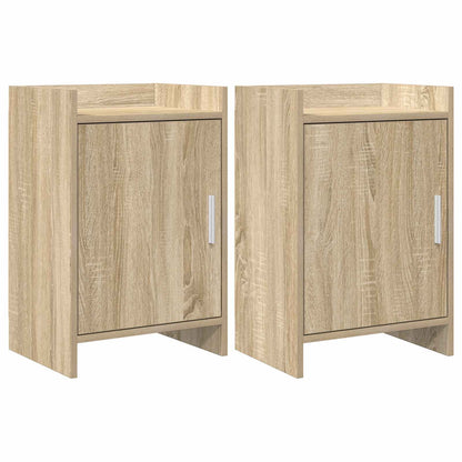 Nachttische 2 stk. Sonoma-Eiche 40 x 30 x 60 cm Holzwerkstoff