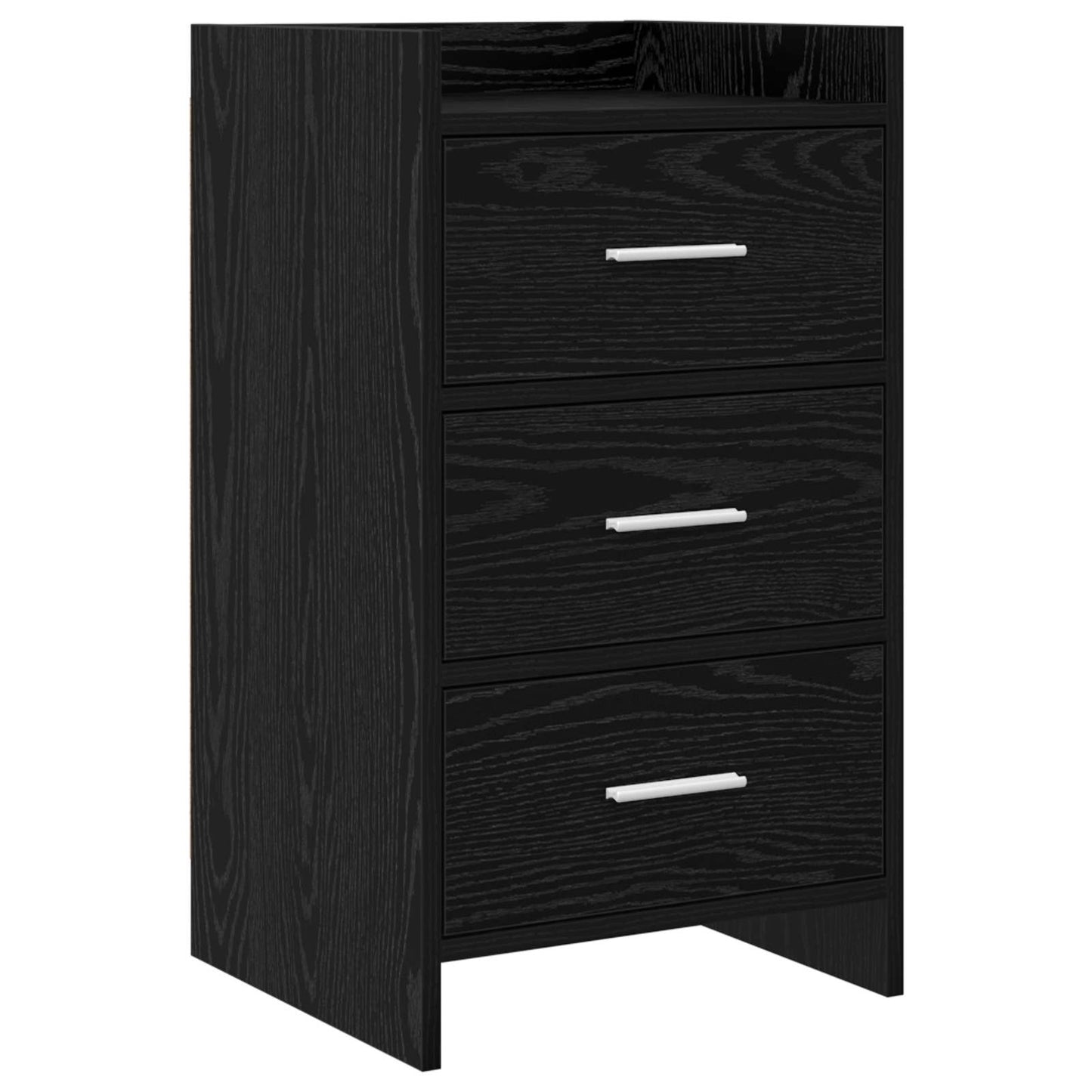 Nachttische Schwarze Eiche 40 x 36 x 70 cm Holzwerkstoff