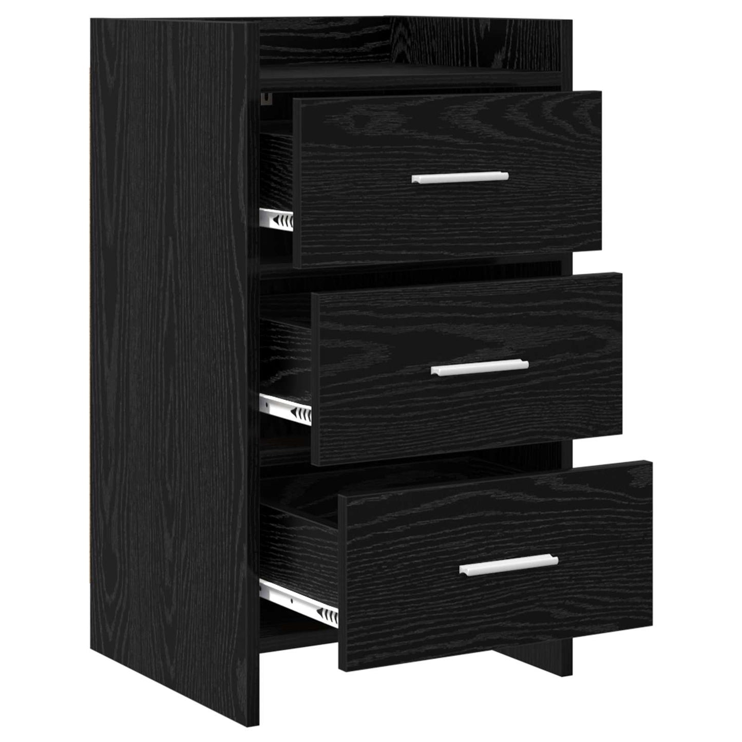 Nachttische Schwarze Eiche 40 x 36 x 70 cm Holzwerkstoff