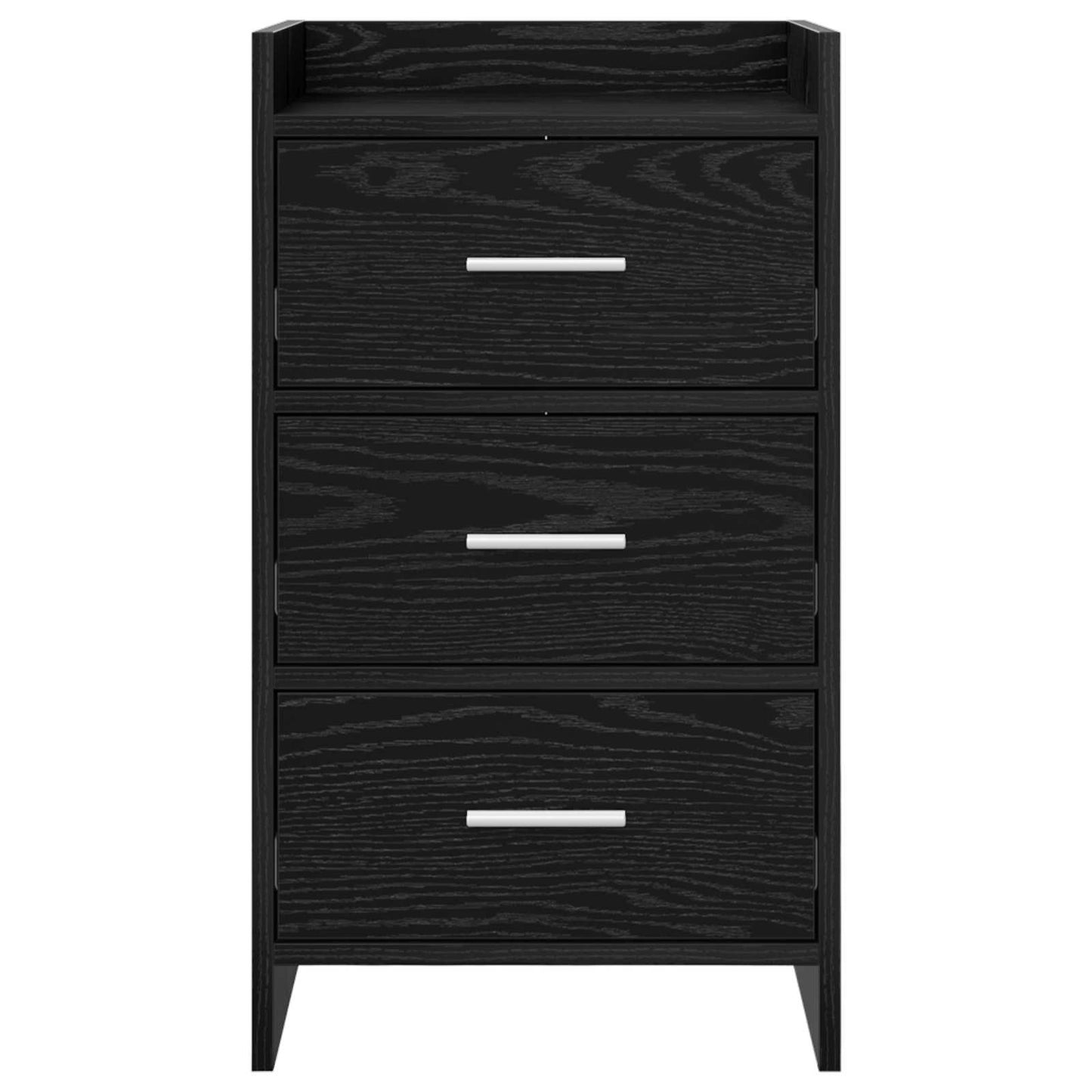 Nachttische Schwarze Eiche 40 x 36 x 70 cm Holzwerkstoff