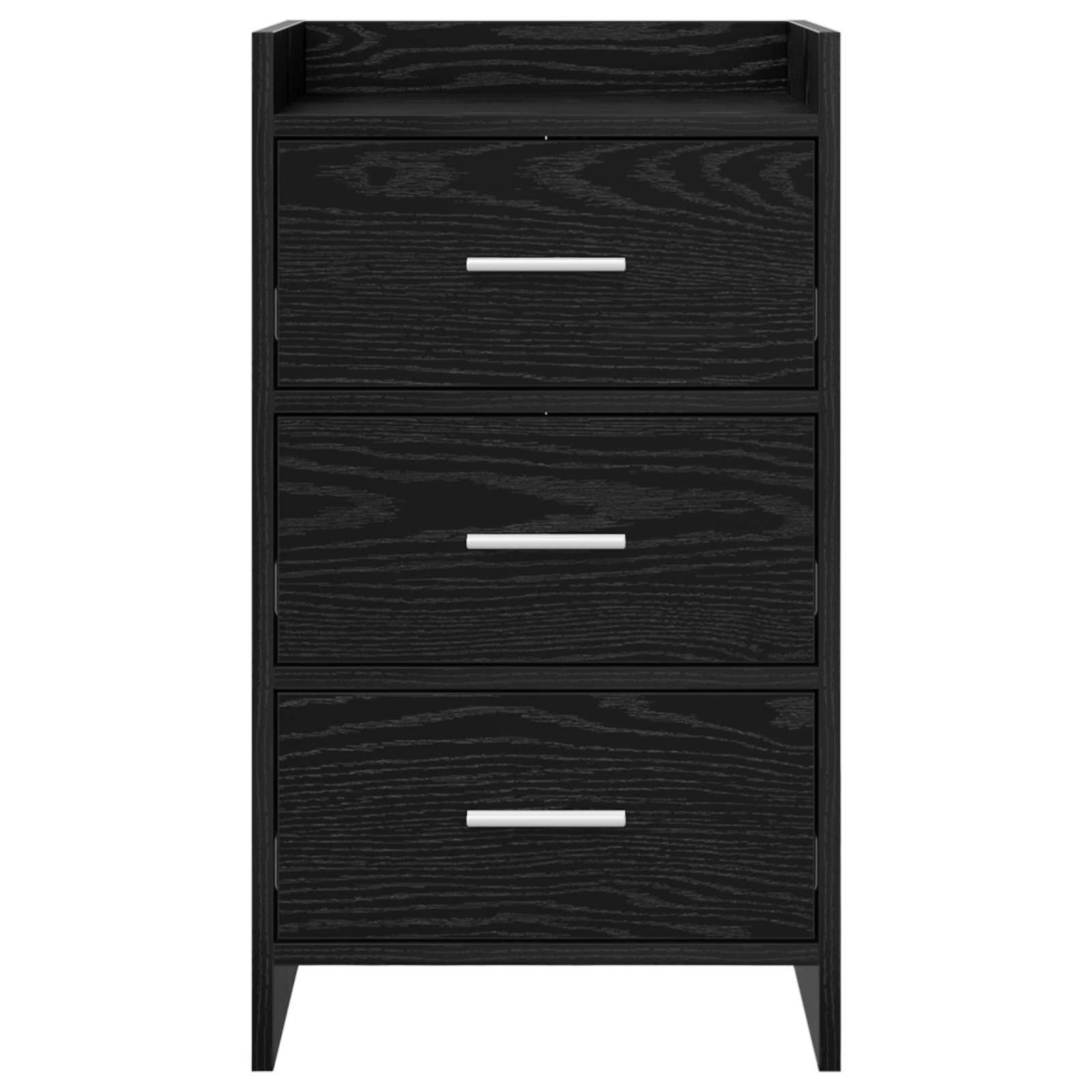Nachttische Schwarze Eiche 40 x 36 x 70 cm Holzwerkstoff