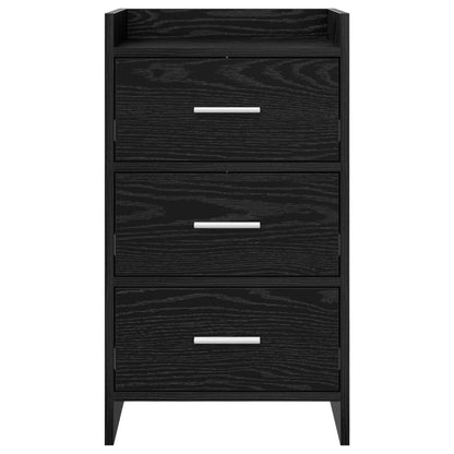 Nachttische Schwarze Eiche 40 x 36 x 70 cm Holzwerkstoff