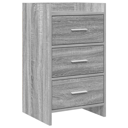 Nachttische Grau Sonoma 40 x 36 x 70 cm Holzwerkstoff