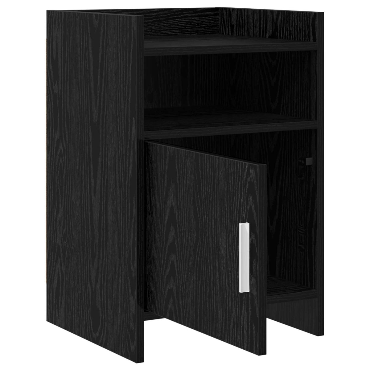 Nachttische 2 stk. Schwarze Eiche 40 x 36 x 60 cm Holzwerkstoff