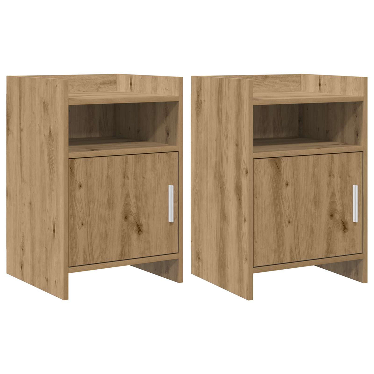 Nachttische 2 stk. Artisan-Eiche 40 x 36 x 60 cm Holzwerkstoff