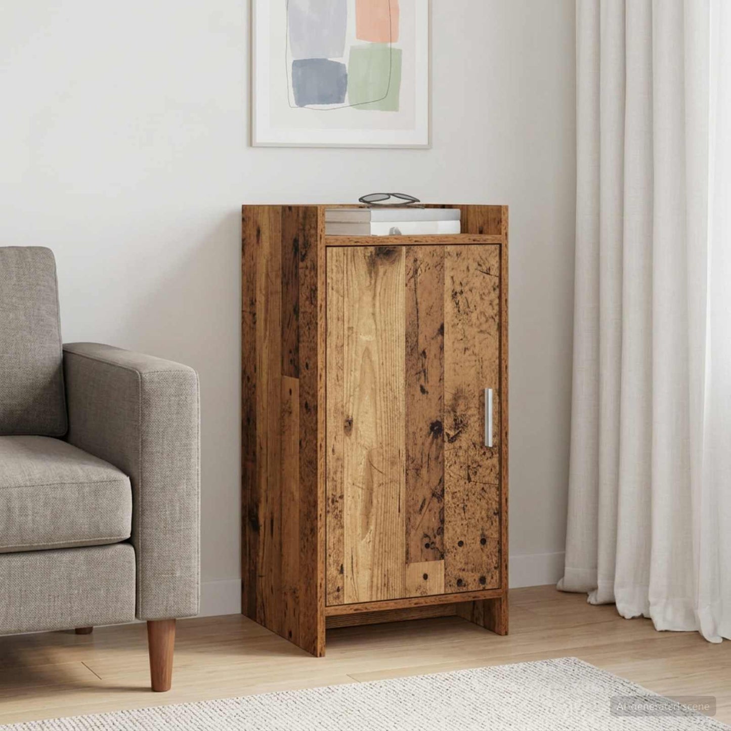 Sideboard Altholz 40 x 36 x 80 cm Holzwerkstoff
