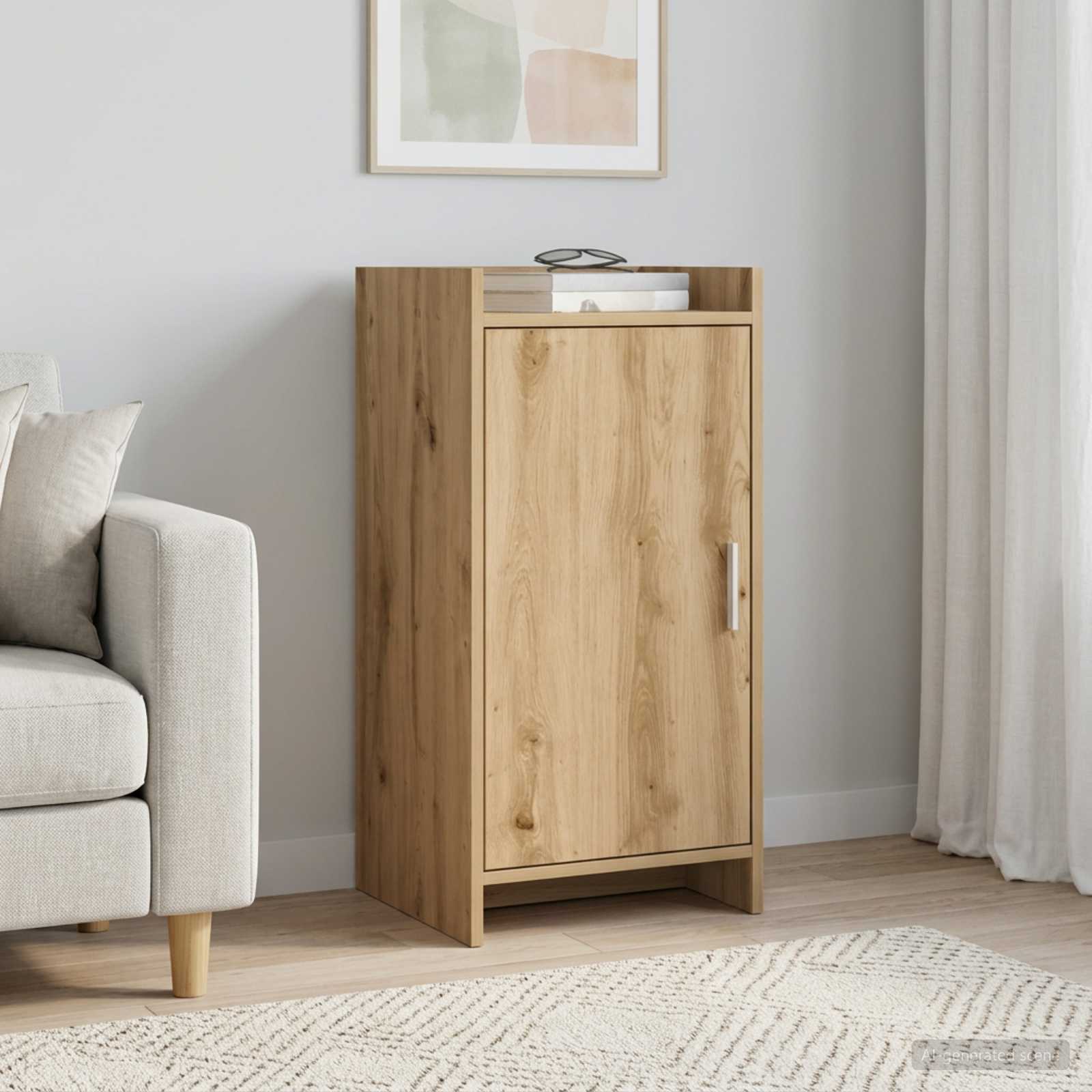 Sideboard Artisan-Eiche 40 x 36 x 80 cm Holzwerkstoff