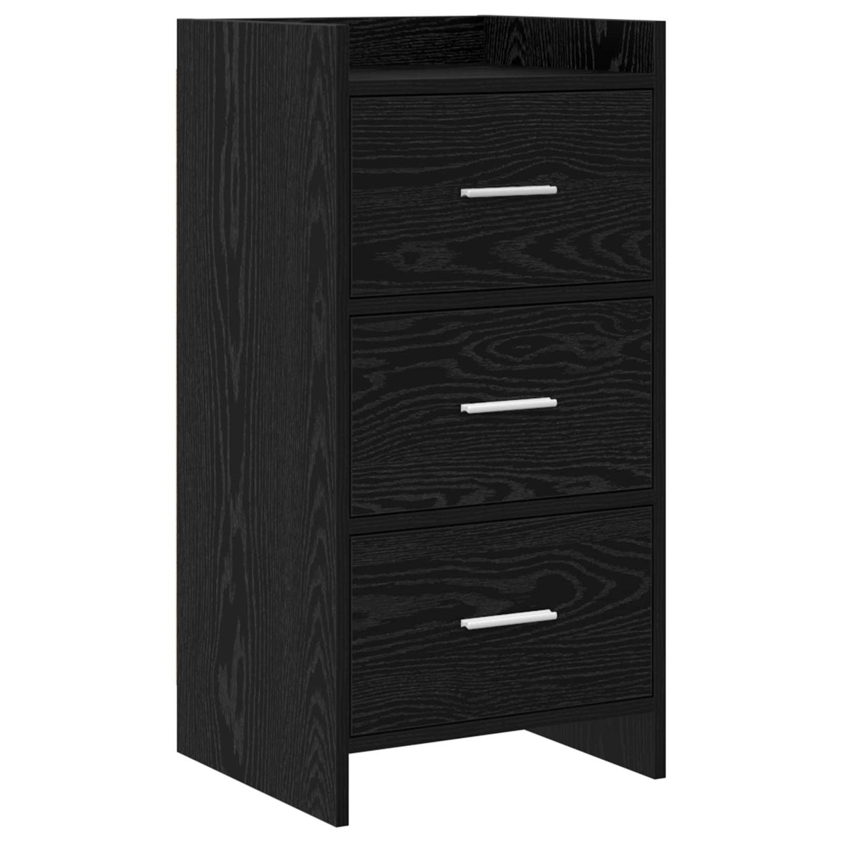 Sideboard Schwarze Eiche 40 x 36 x 80 cm Holzwerkstoff