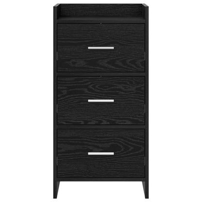 Sideboard Schwarze Eiche 40 x 36 x 80 cm Holzwerkstoff