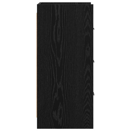 Sideboard Schwarze Eiche 40 x 36 x 80 cm Holzwerkstoff