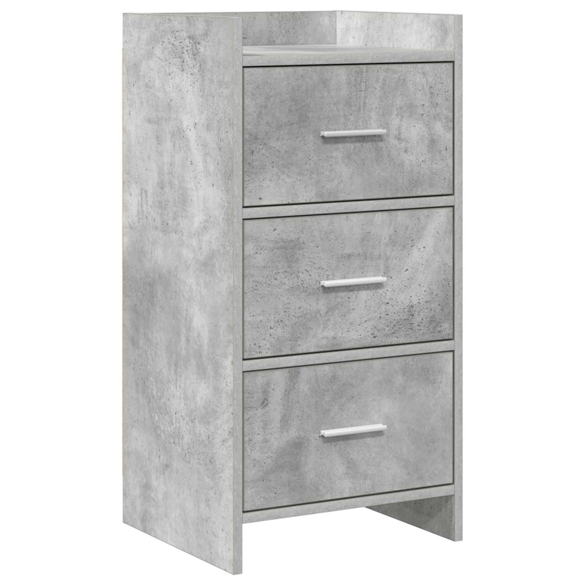 Sideboard Betongrau 40 x 36 x 80 cm Holzwerkstoff