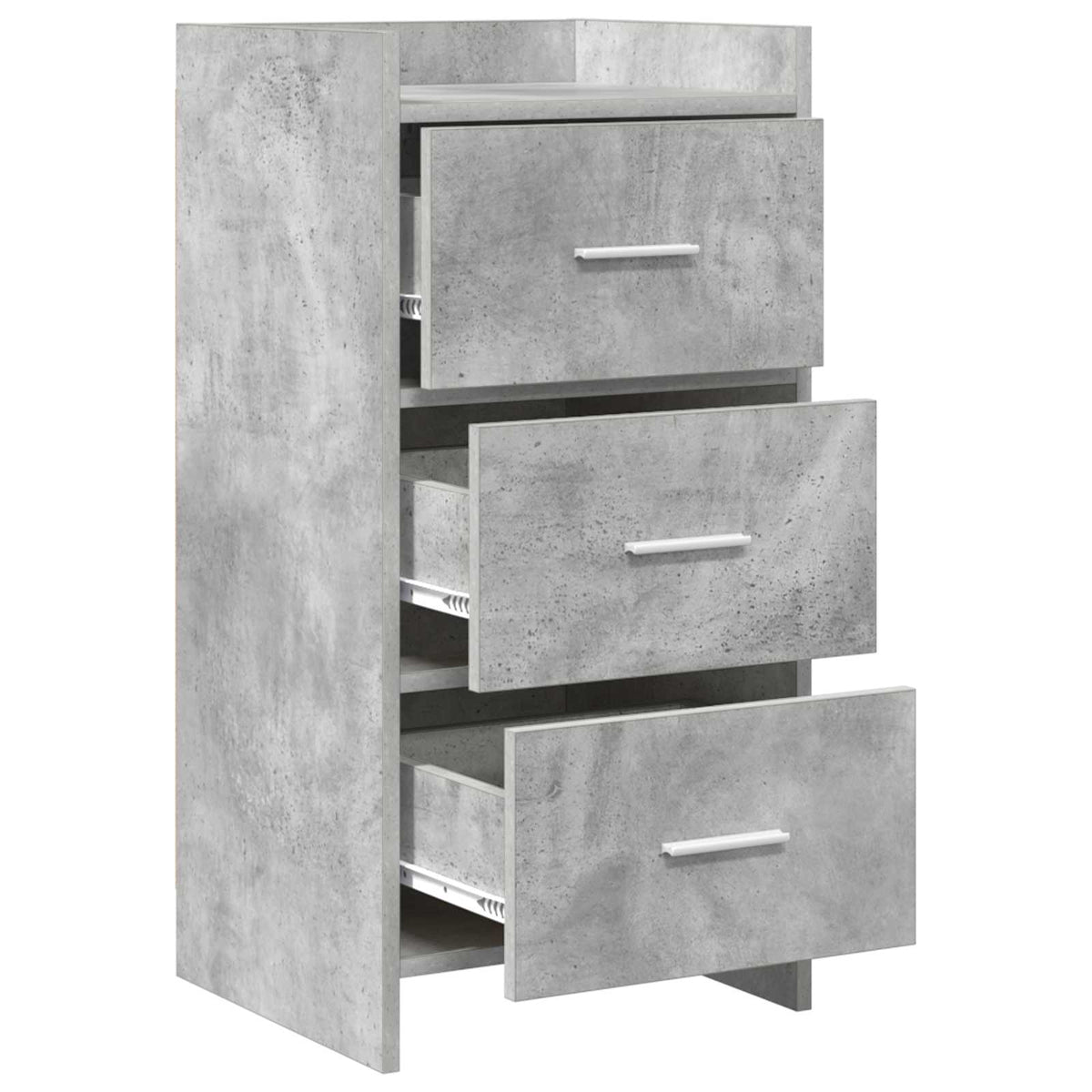 Sideboard Betongrau 40 x 36 x 80 cm Holzwerkstoff