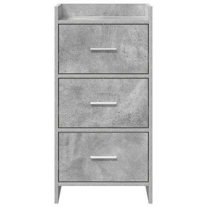 Sideboard Betongrau 40 x 36 x 80 cm Holzwerkstoff