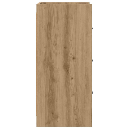 Sideboard Artisan-Eiche 40 x 36 x 80 cm Holzwerkstoff
