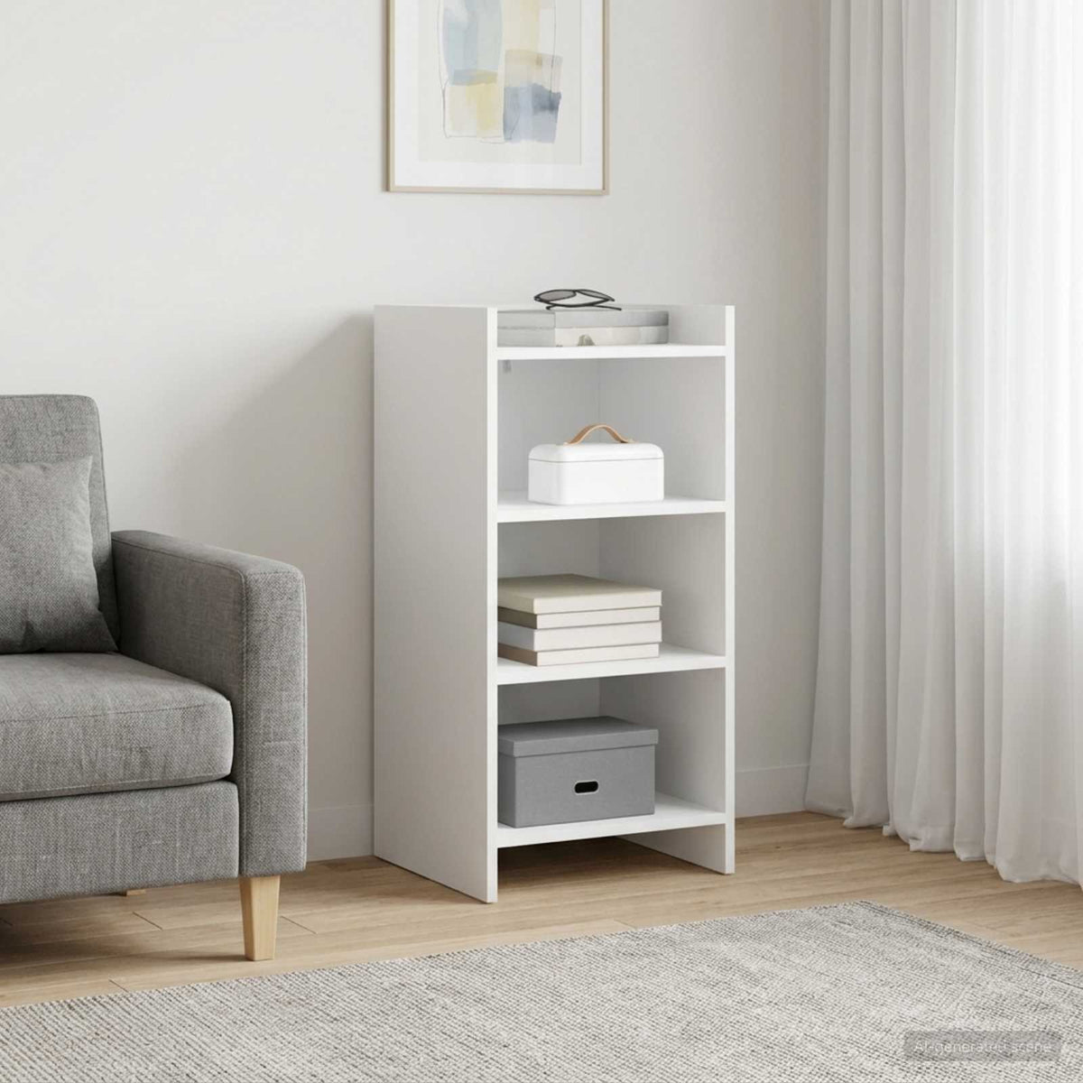 Sideboard Weiß 40 x 36 x 80 cm Holzwerkstoff