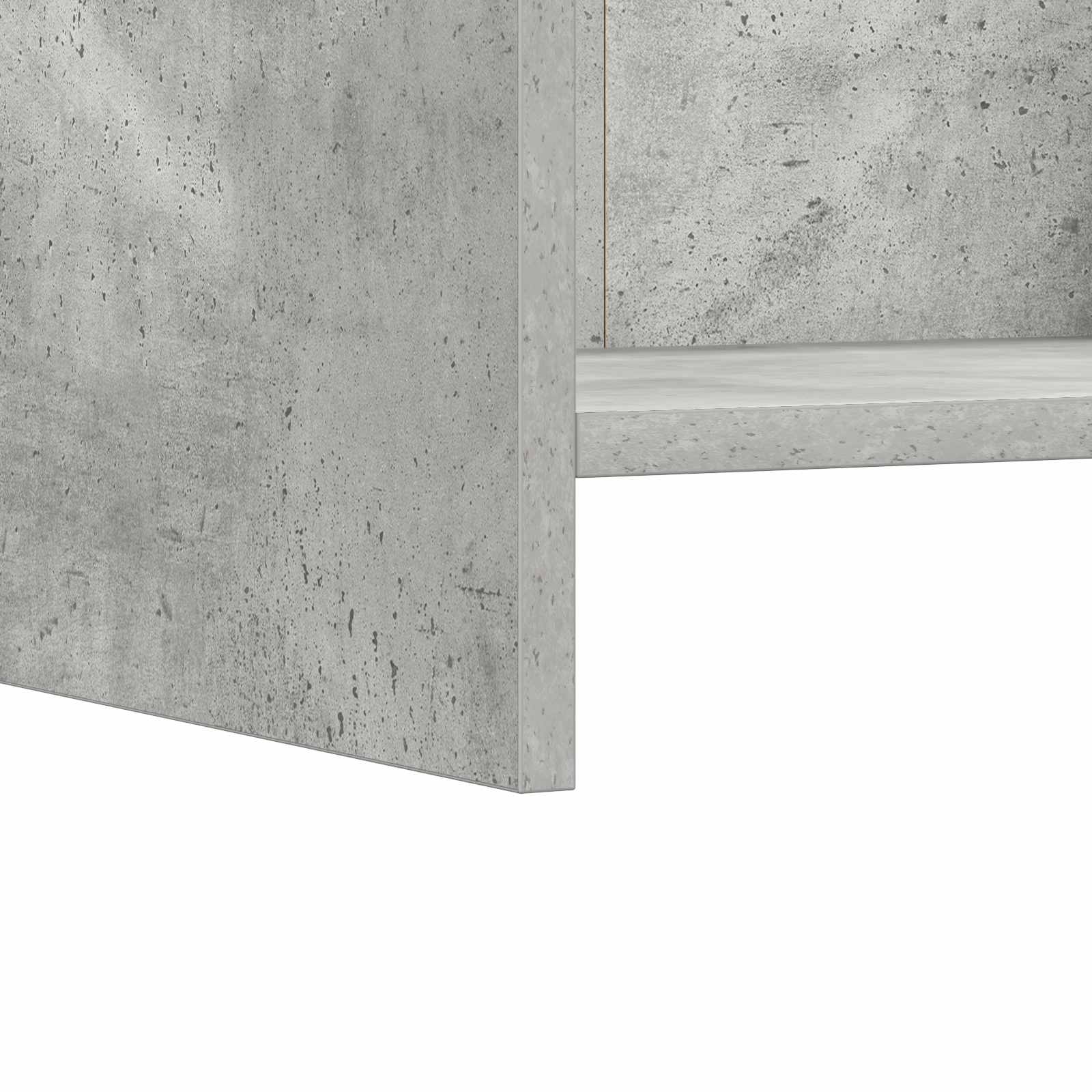 Sideboard Betongrau 40 x 36 x 80 cm Holzwerkstoff