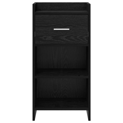 Sideboard Schwarze Eiche 40 x 36 x 80 cm Holzwerkstoff