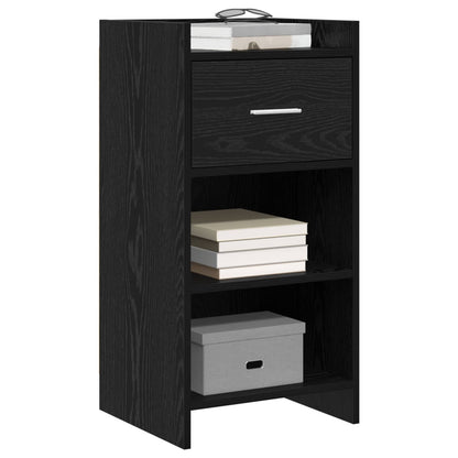 Sideboard Schwarze Eiche 40 x 36 x 80 cm Holzwerkstoff