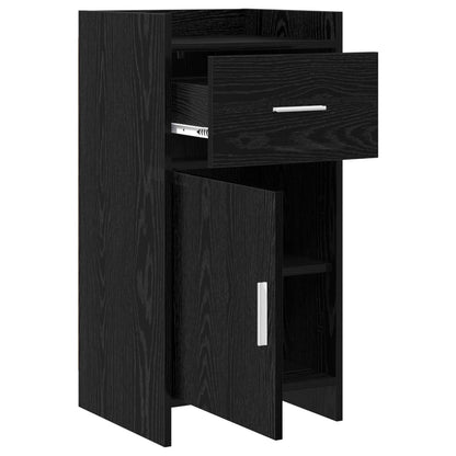 Sideboard Schwarze Eiche 40 x 36 x 80 cm Holzwerkstoff