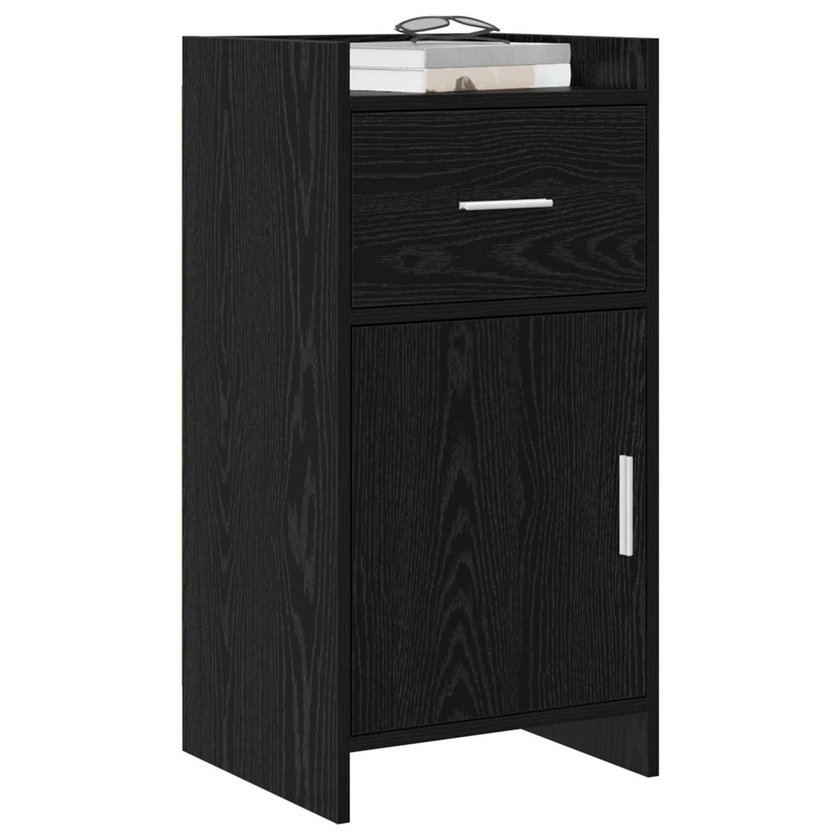 Sideboard Schwarze Eiche 40 x 36 x 80 cm Holzwerkstoff