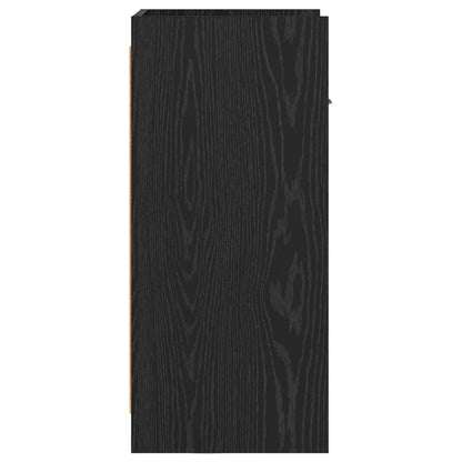 Sideboard Schwarze Eiche 40 x 36 x 80 cm Holzwerkstoff