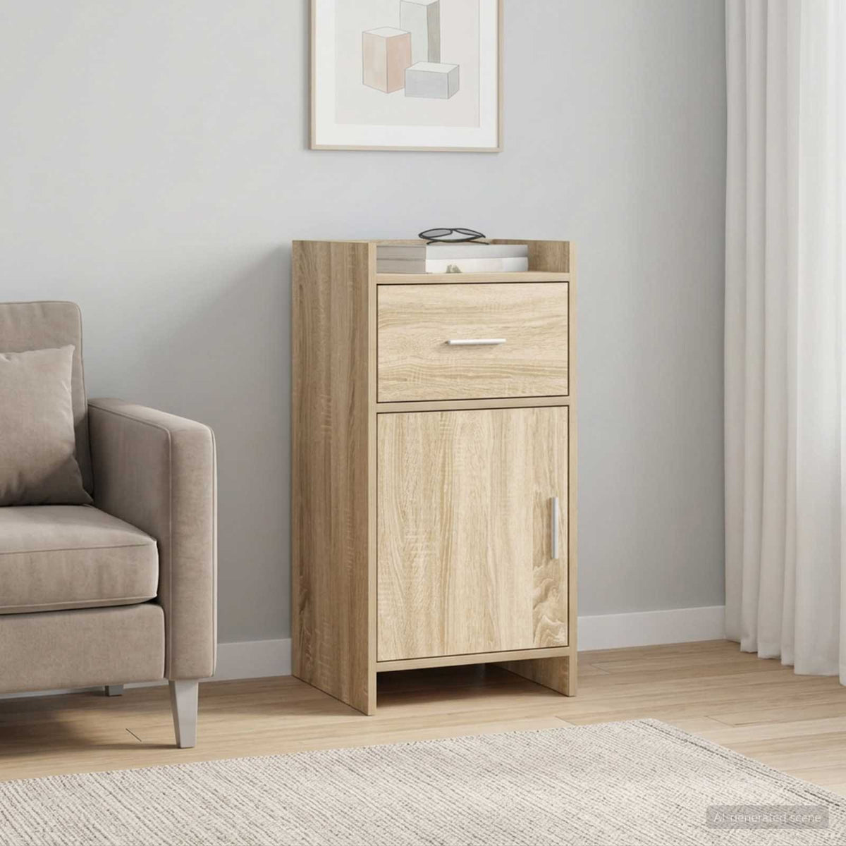 Sideboard Sonoma-Eiche 40 x 36 x 80 cm Holzwerkstoff