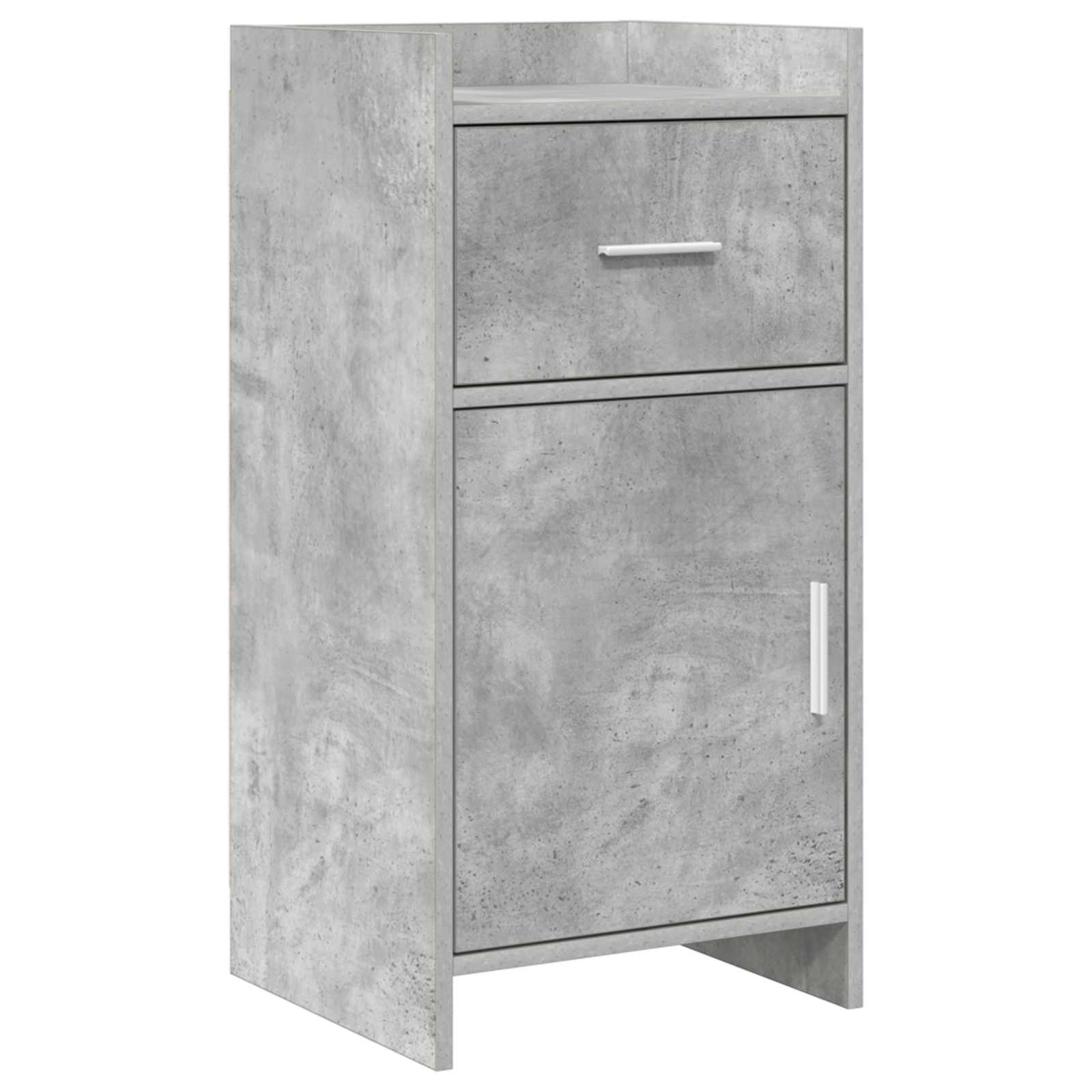 Sideboard Betongrau 40 x 36 x 80 cm Holzwerkstoff