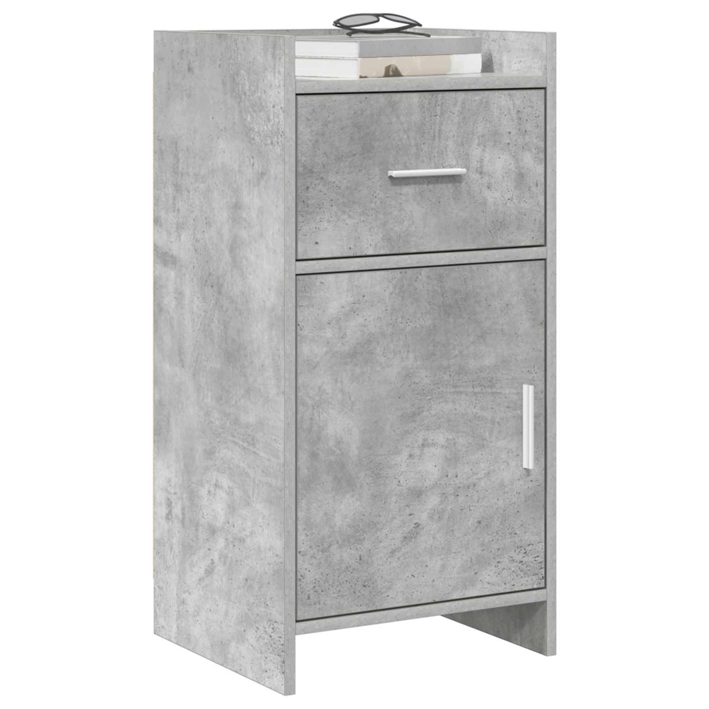 Sideboard Betongrau 40 x 36 x 80 cm Holzwerkstoff
