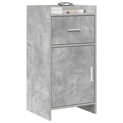 Sideboard Betongrau 40 x 36 x 80 cm Holzwerkstoff