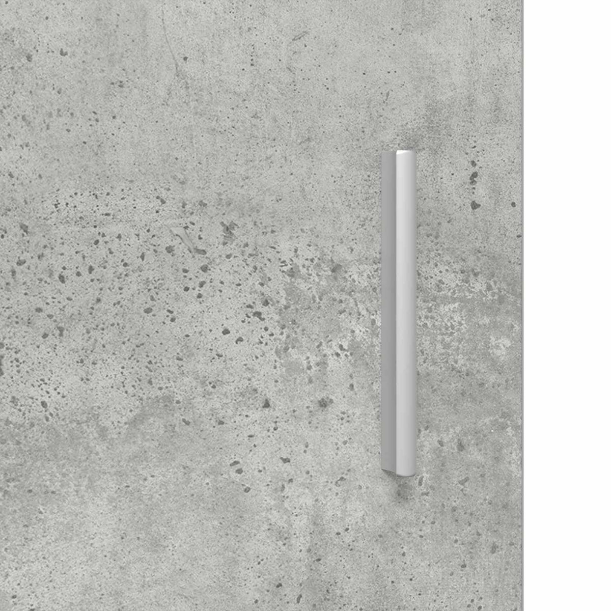 Sideboard Betongrau 72 x 36 x 80 cm Holzwerkstoff