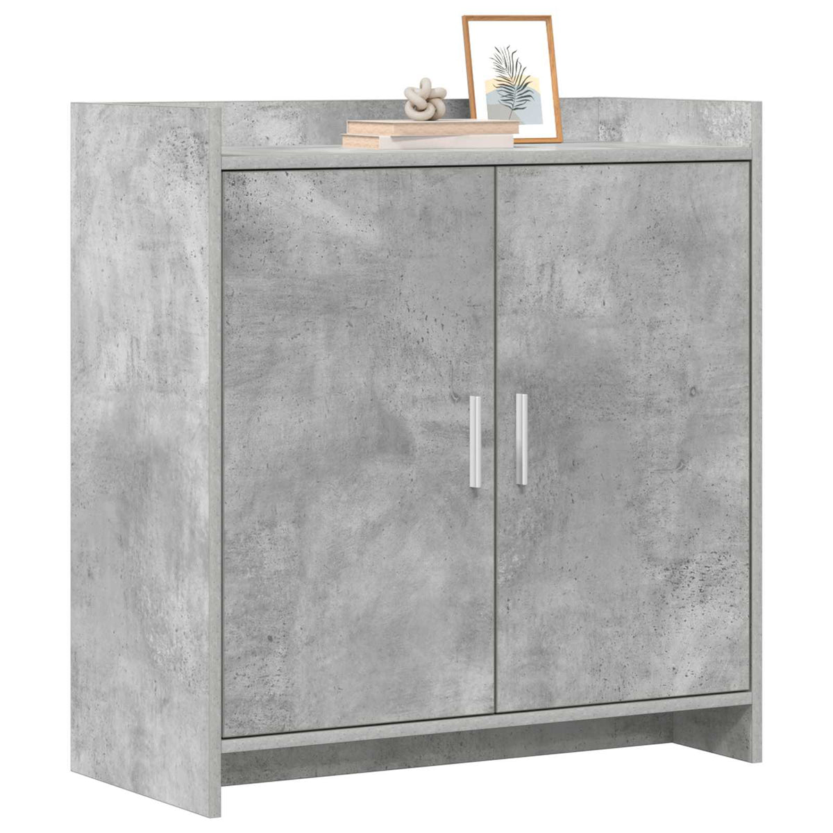 Sideboard Betongrau 72 x 36 x 80 cm Holzwerkstoff