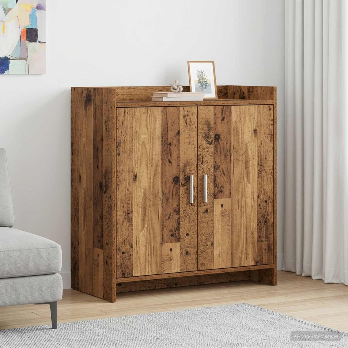 Sideboard Altholz 72 x 36 x 80 cm Holzwerkstoff
