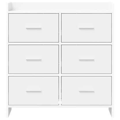 Sideboard Weiß 75 x 33 x 80 cm Holzwerkstoff