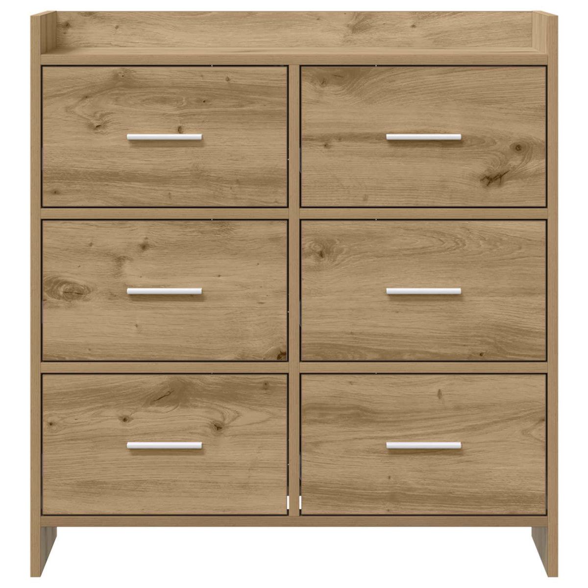 Sideboard Artisan-Eiche 75 x 33 x 80 cm Holzwerkstoff
