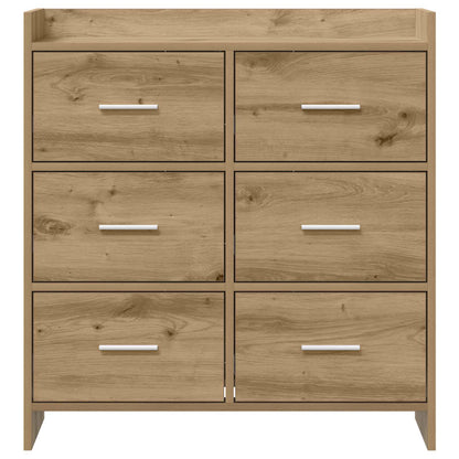 Sideboard Artisan-Eiche 75 x 33 x 80 cm Holzwerkstoff