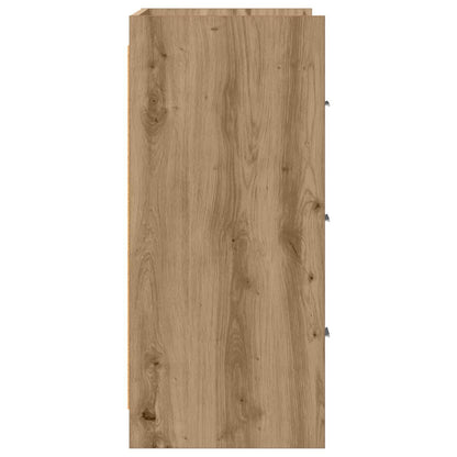 Sideboard Artisan-Eiche 75 x 33 x 80 cm Holzwerkstoff
